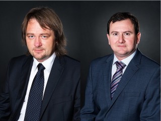 Zleva Jan Mrvík a Tibor Šata