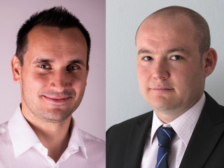 Zleva Petr Provazník a Lukáš Hanžl