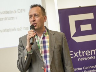 Michal Zlesák, sales director Extreme Networks 