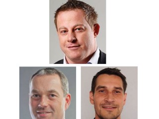 Nahoře Martin Bratičák, vlevo dole Radek Hofman a vpravo Peter Majdák