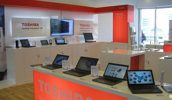 Stánek firmy Toshiba