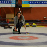 Curling v podání Dominiky Štastné z DNS