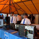 Piloti z Dellu poskytovali servis u vystavených produktů