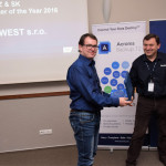 Vyhlášení nejlepších partnerů roku - zástupce společnosti TaNet West