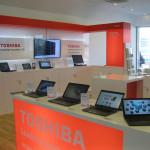 Stánek firmy Toshiba