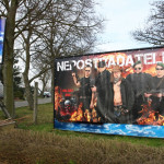 Billboard vítající přijíždějící resellery