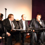 Zleva: Jakub Železný (moderátor), Ondřej Krajíček (Y Soft), Marek Bražina (VMware), Lukáš Erben (Inside) a Tomáš Klíma (DHL) diskutovali o aktuálních trendech v IT