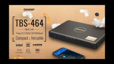 Embedded thumbnail for Univerzální přenosné úložiště QNAP NASbook TBS-464