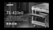 Embedded thumbnail for Čtyřpozicový NAS QNAP TS-433eU do 1U racku