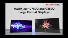 Embedded thumbnail for Čím zaujmou velkoformátové displeje Sharp/NEC C750Q a C860Q?