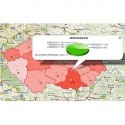 Mapové reporty SprinxCRM pro BlackBerry.