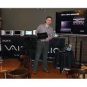 Tomáš Hrzán (Sony) prezentuje nové modely notebooků Vaio