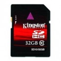 Kingston SDHC Class 10, 32 GB.