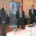 Zleva Jiří Línek (výkonný ředitel Gesto Communication), Markus Walcher (VP sales EMEA, Barracuda) a Jiří Blažek (produktový manažer Gesto Communication)