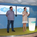 Tomáš Vocetka, ředitel Skype Česká republika, a Biljana Weber, generální ředitelka Microsoft Česká republika při úvodním slovu