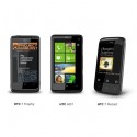 HTC 7 Mozart, HTC 7 Trophy a HTC HD7 vybavené Windows Phone 7