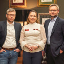 Komunikační tým Huawei - zleva Pavel Košek, Dina Mašínová a Jiří Janeček
