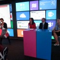 Zprava Lenka Čábelová (Microsoft – PR), Biljana Weber (Microsoft – gen. řed.), Robert Paskovský (WBI – gen. řed.), Magdalena Štokmanová (Czech Invest – řed. pro konkurenceschopnost)