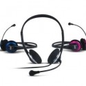 Headset je dostupný ve stříbrné, modré a růžové barvě. 