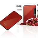 HDD Enclosure USB v provedení Cherry Red